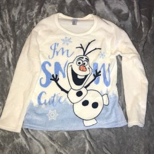 Super soft fleece Disney- Olaf sweatshirt.